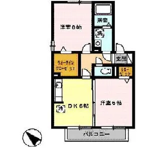 グランモア宮野【2階】の間取り