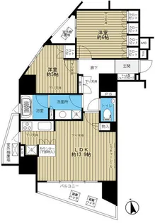 イトーピア目白カレン【13階】の間取り