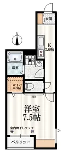 メゾン・ド・イッシ【1階】の間取り