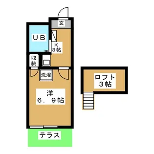 東船橋第3レジデンス【1階】の間取り