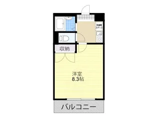 MISTRAL下手野【2階】の間取り