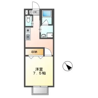 ロイヤル・オーク【2階】の間取り