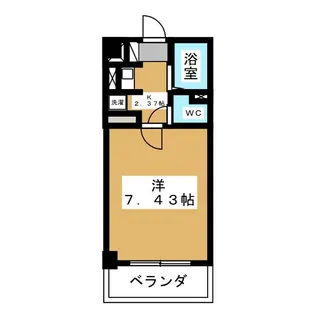 あさひレジデンス五番館【2階】の間取り