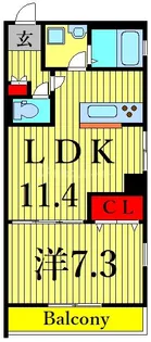 ローズウッド篠崎【3階】の間取り
