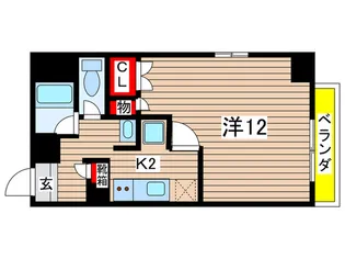 アークブレインII【3階】の間取り