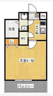 Vent vert【2階】の間取り