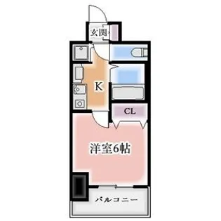 1Kの間取り画像