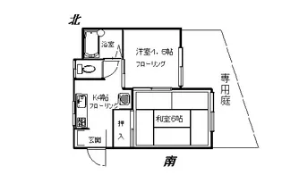 松栄ハイツ【1階】の間取り