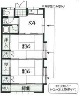 グリーンハウス【2階】の間取り