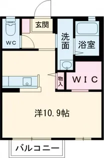 クリークバレー B【1階】の間取り