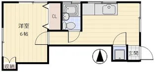 幡ヶ谷ハウス【1階】の間取り