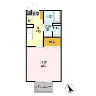 埼玉県さいたま市北区日進町2【アパート】の間取り