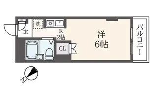 東京都世田谷区上北沢5【マンション】の間取り