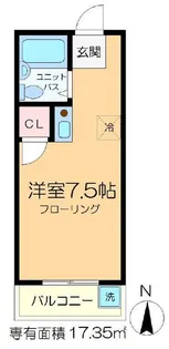ウィンハイツ飯塚【3階】の間取り