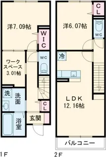 グラナーデ高井戸東の間取り