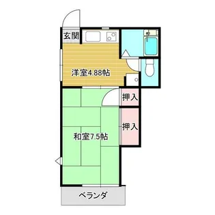 メゾン・ドゥ・ハル【1階】の間取り