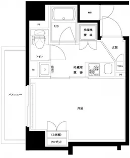 ルーブル高津【5階】の間取り