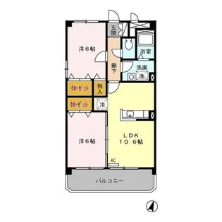 メゾン286【2階】の間取り