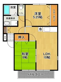 エスポワール石堂 A棟【1階】の間取り
