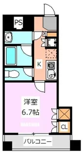 東京都荒川区西日暮里5【マンション】の間取り