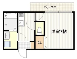 Coin West【3階】の間取り