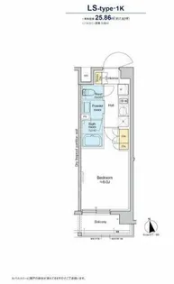 レジデンス高円寺【5階】の間取り