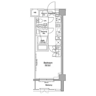 ザ・パークハビオ神泉【3階】の間取り