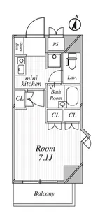 プレサーブ・K【7階】の間取り