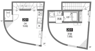 仙川アパートメント【2階】の間取り