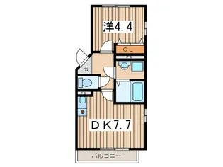 キャロットIII【2階】の間取り