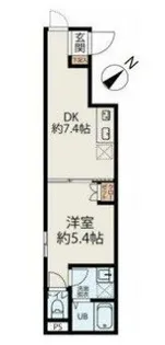 レ・メゾン入谷【2階】の間取り