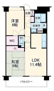 クリサンテーム妙典【3階】の間取り