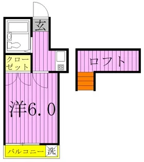 北千住第4【2階】の間取り