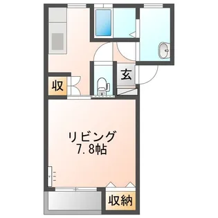 一関ステーション・アベニューC【1階】の間取り