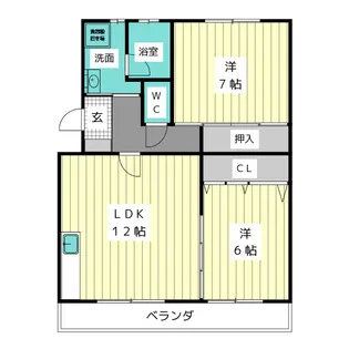 長久手IHマンション【1階】の間取り