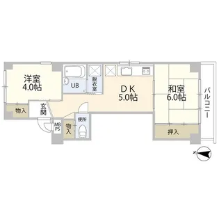 コーポ西綱島(0005181)【2階】の間取り