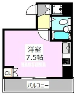 東京都北区滝野川3【マンション】の間取り