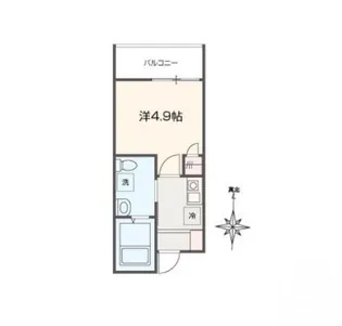 東京都東村山市秋津町1【アパート】の間取り