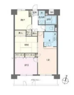 東京都文京区本駒込4【マンション】の間取り