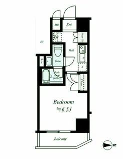 メインステージ西蒲田【3階】の間取り