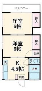 第3えびす荘【1階】の間取り