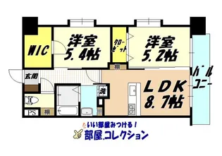 ギャラクシーヴィーラブライト【9階】の間取り