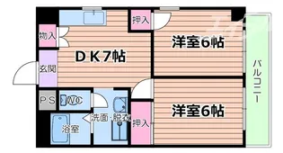 ベルンガーデン同心【4階】の間取り