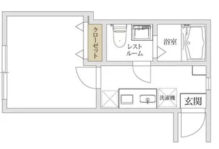アルビオン東蒲田【1階】の間取り