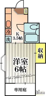 東京都小金井市緑町5【アパート】の間取り
