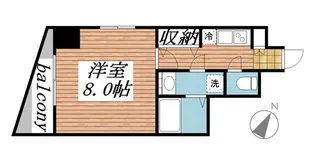東京都港区白金台4【マンション】の間取り