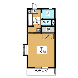 セフィーラ杏里【1階】の間取り