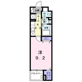 SUN16浜町【2階】の間取り
