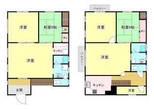千葉県柏市藤ケ谷【一戸建】の間取り