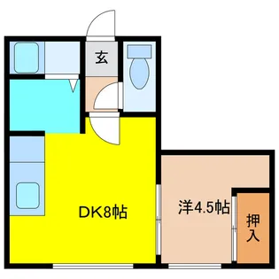 第5邦人館【3階】の間取り